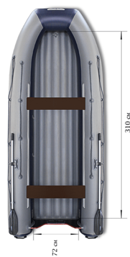 Надувная лодка ПВХ Флагман (Flagman) DK 370 IJ